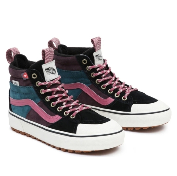 Vans Shoes - Vans SK8-HI Mte-2 Black Pink White Women Size 6 Trekker Multicolor 012026